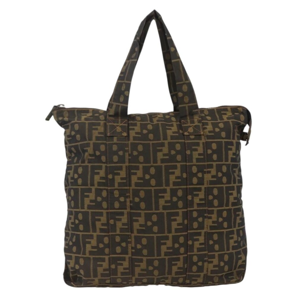 Fendi Zucca Tote Bag Brown